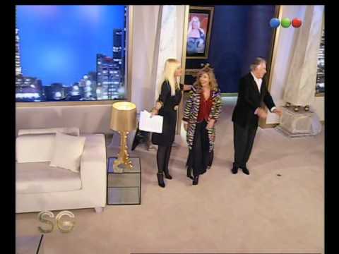 Laura y Raúl Lavié, Anécdota Con Nelida Roca -- Susana Giménez