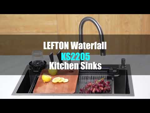 Кухонная мойка Lefton Workstation Kitchen Sink Set Digital Temperature Display KS2205 (SK019-G)