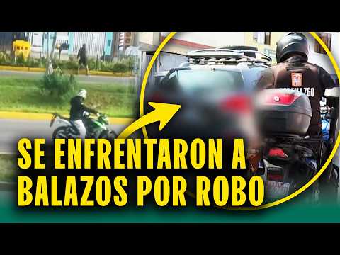 Así fue la balacera para recuperar una camioneta robada en Los Olivos