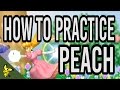 How To Practice Peach Ft CDK Super Smash Bros Melee