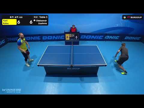 10:45 Yurii Kolos  - Oleksandr Liushnia 16.08.2023 TT Euro.Cup Ukraine Star. TABLE 3