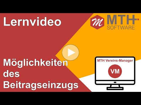 MTH Vereins-Manager - Bankeinzug: Beitragseinzug