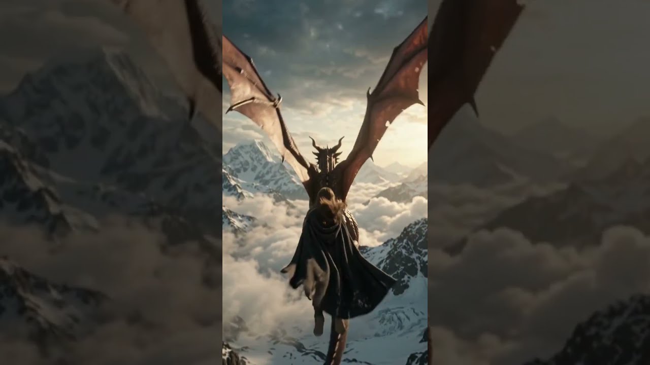 She Had No Idea What Was Sleeping Here | Ancient Dragon Encounter Scene #shorts  #shortsvideo