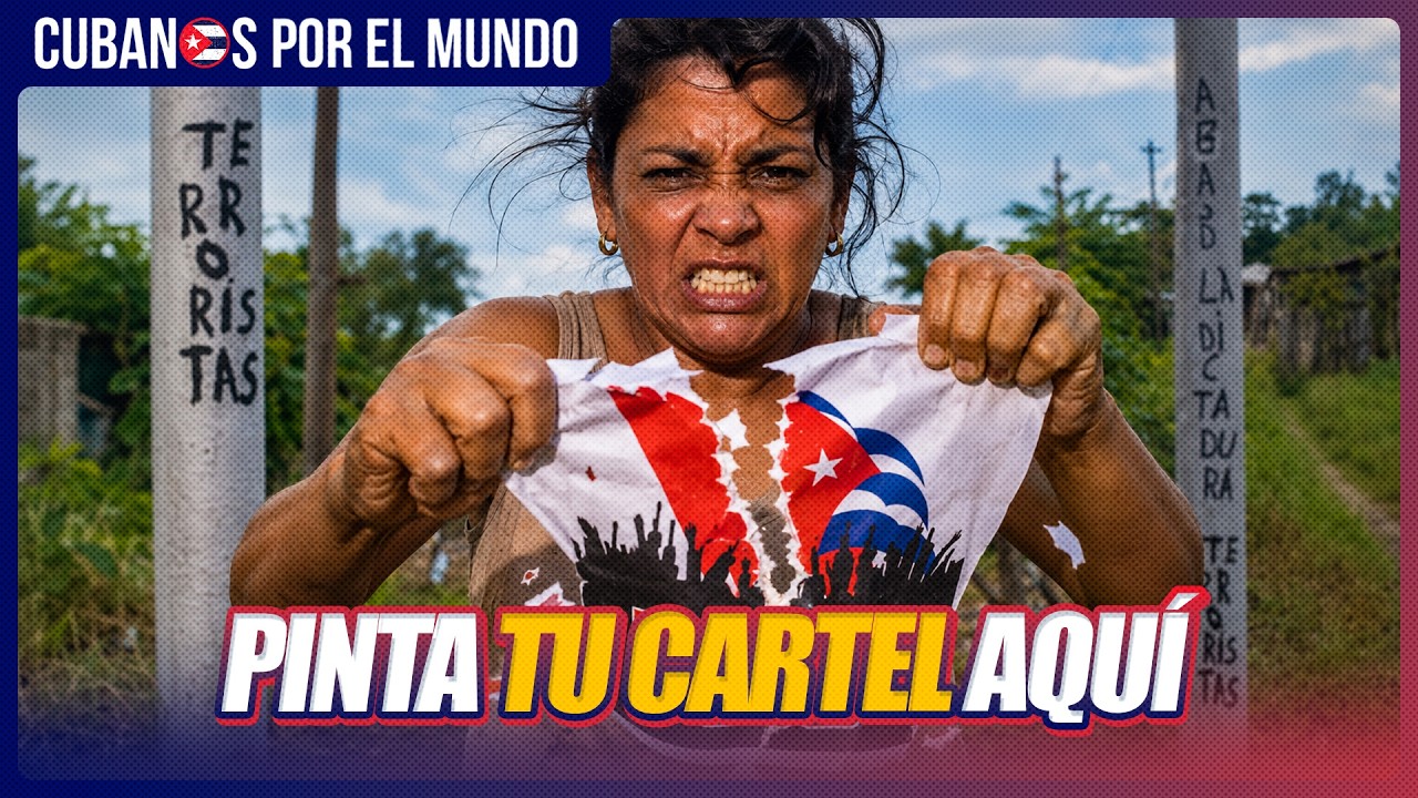 Carteles anticomunistas aparecen en postes eléctricos de Cuba