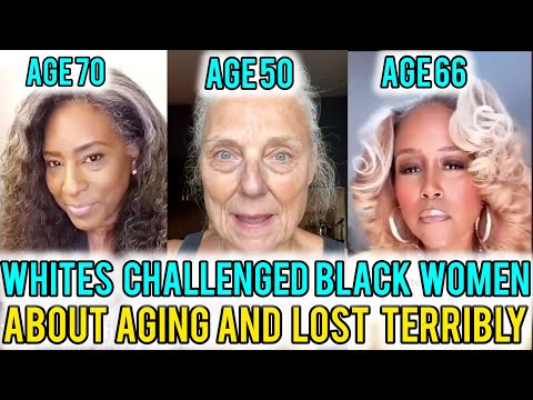 WHITE WOMEN IN THEIR 50s Vs BLACK WOMEN IN THEIR 50s TIKTOK CHALLENGE