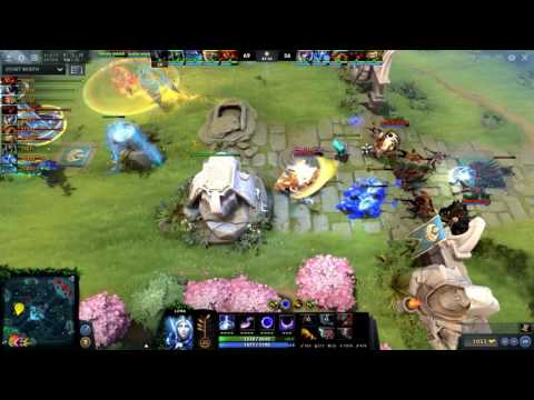 Dota 2 game winning Winters Curse by Winter Wyvern