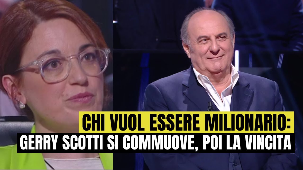 Gerry Scotti gets emotional on 