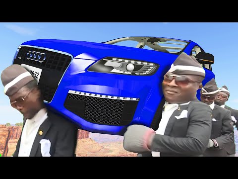 FUNERAL COFFIN DANCE MEME COVER #31 - Ghost Driver - BeamNG Drive