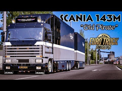 [ETS2 v1.33] Scania 143M V8 + Tandem *Old Pirate*