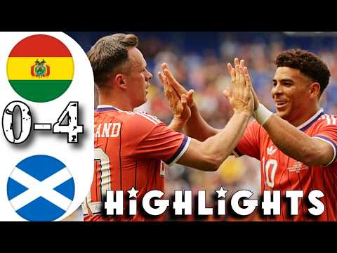 Bolivia 0-4 Scotland