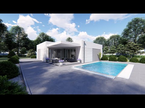 Projekt domu - interiér bungalovu VESPERUM 3