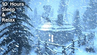 DOMINANT WYOMING WINTER with MASSIVE BLIZZARD and SNOW STORM SOUNDS for Sleep Aid 2025 #snow