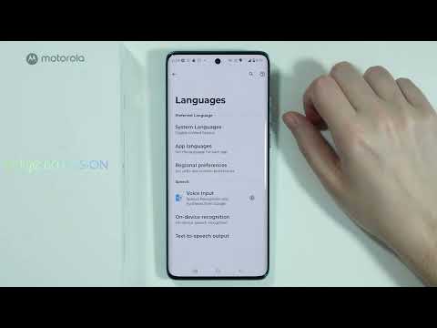 Motorola Edge 60 Fusion: How to Add Voice Input Language