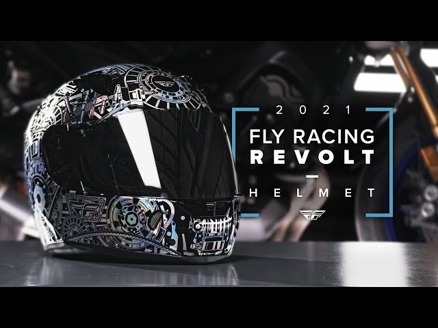 Fly Racing Adult Unisex Revolt FS Solid Helmet Full Face M Black 7