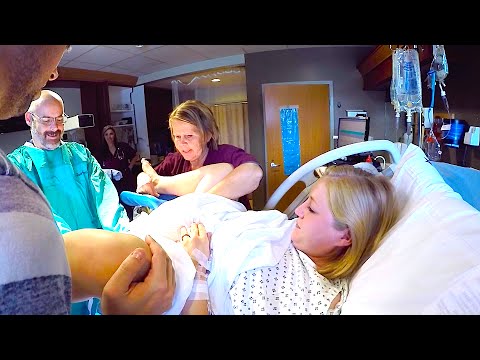 Perfect Hospital Birth! Baby #4 Emotional, Beautiful, Clean! Pins and Things Video