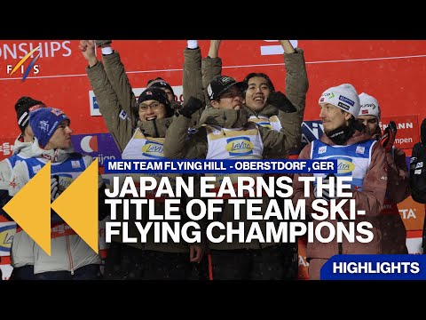 9.6 points separated the outcome of Team Ski-Flying Championships! | Highlights | FIS Ski Jumping