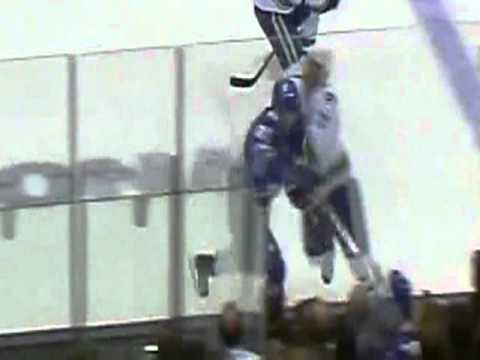 Manny Malhotra levels Mikhail Grabovski