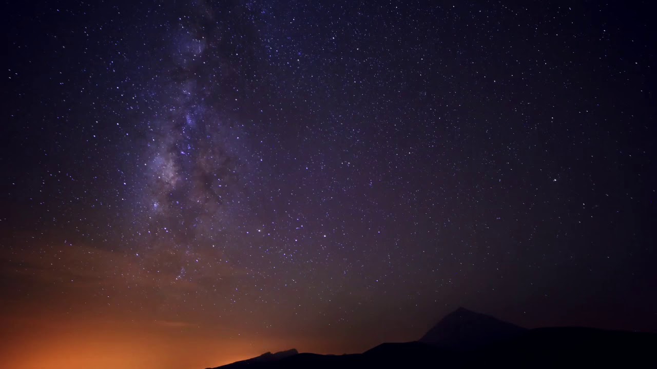 Free Stock Video: Time Lapse Of Night Sky