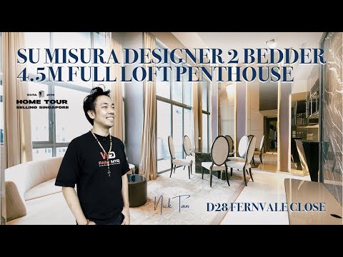 $1.5M Designer Penthouse Akin Loft 2 Bedder @ D28 Fernvale Close | Singapore Home Tour Ep. 230