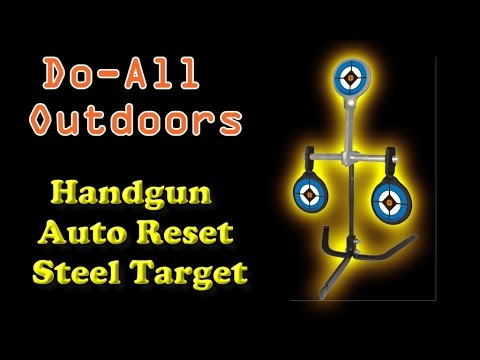 Review:   Do-All Outdoors - Handgun Auto Reset Trap Steel Target, Rated for .38 - .44 Caliber