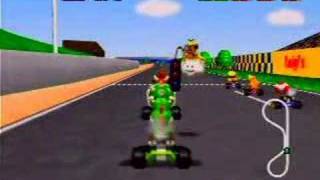 Myles ~ Mario Kart 64 - Luigi Raceway Turbo Start Shortcut