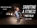 Shooting a Fitness Model Portfolio