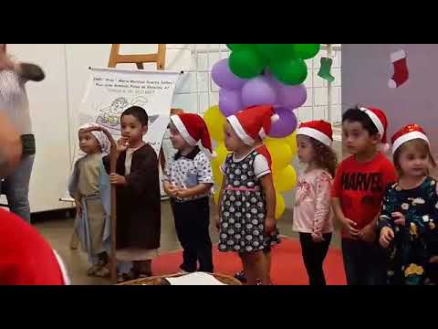 1°Apresentação de Natal Maternal 1B. 2017, Príncipe Samuel arrasou 3anos 4meses