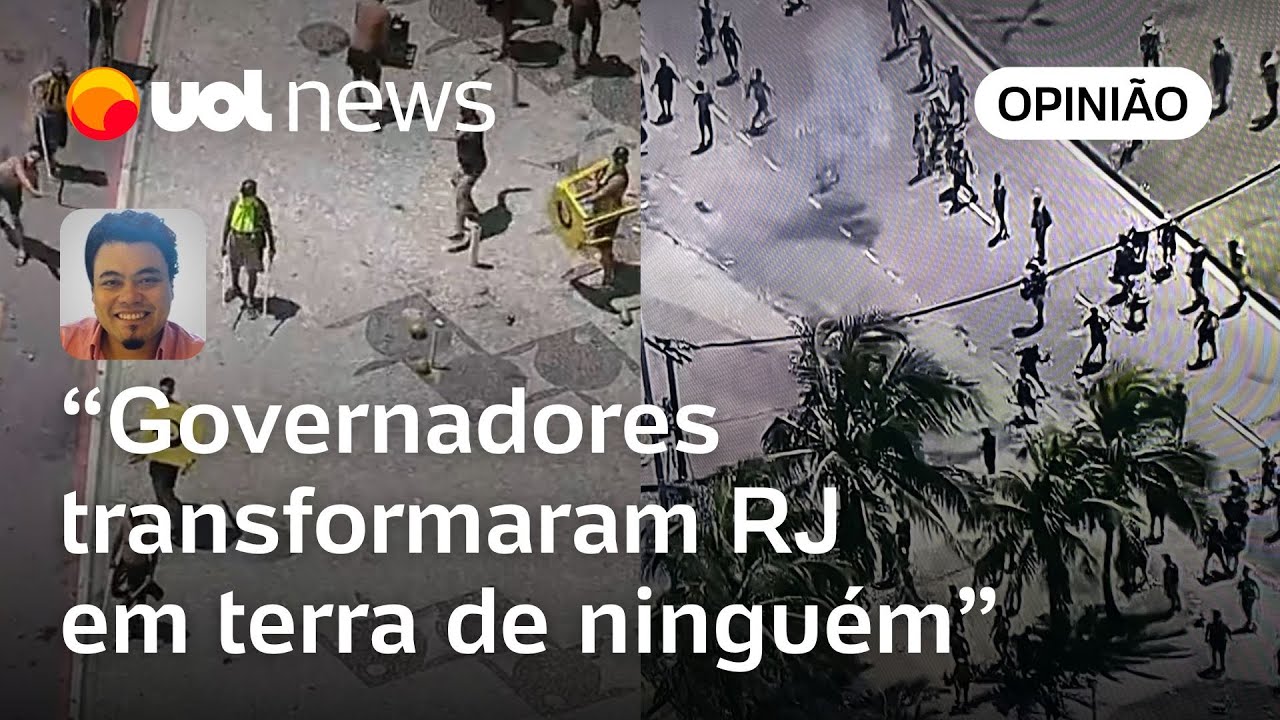 Torcedores do Peñarol fazem quebra-quebra no RJ, a 'casa da mãe Joana' brasileira | Sakamoto