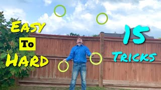 4 RING JUGGLING TRICKS