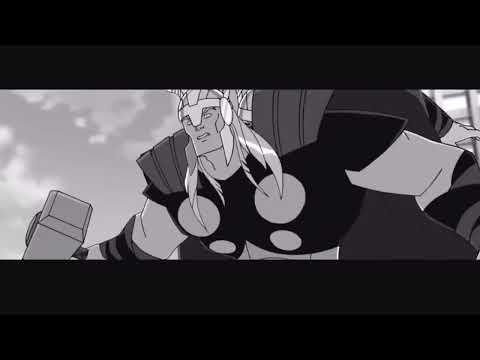 Avengers Assemble EMH and Molecule Man  Flashback.