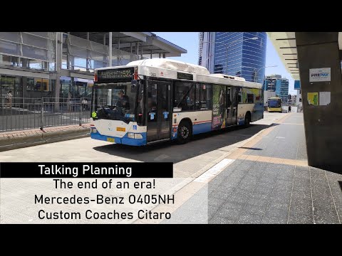 The end of an era! Transit Systems Mercedes Benz O405NH (Custom Coaches Citaro)
