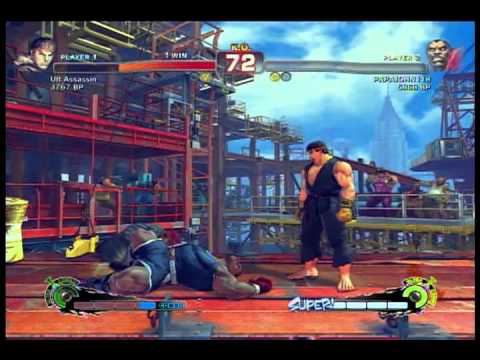 SSF4: NICKELNDIME510 (Cody, Ryu) PAPAJOHN118 (Rog, Sak, Ryu) villen13 (Bison) vs Ult Assassin (Ryu)