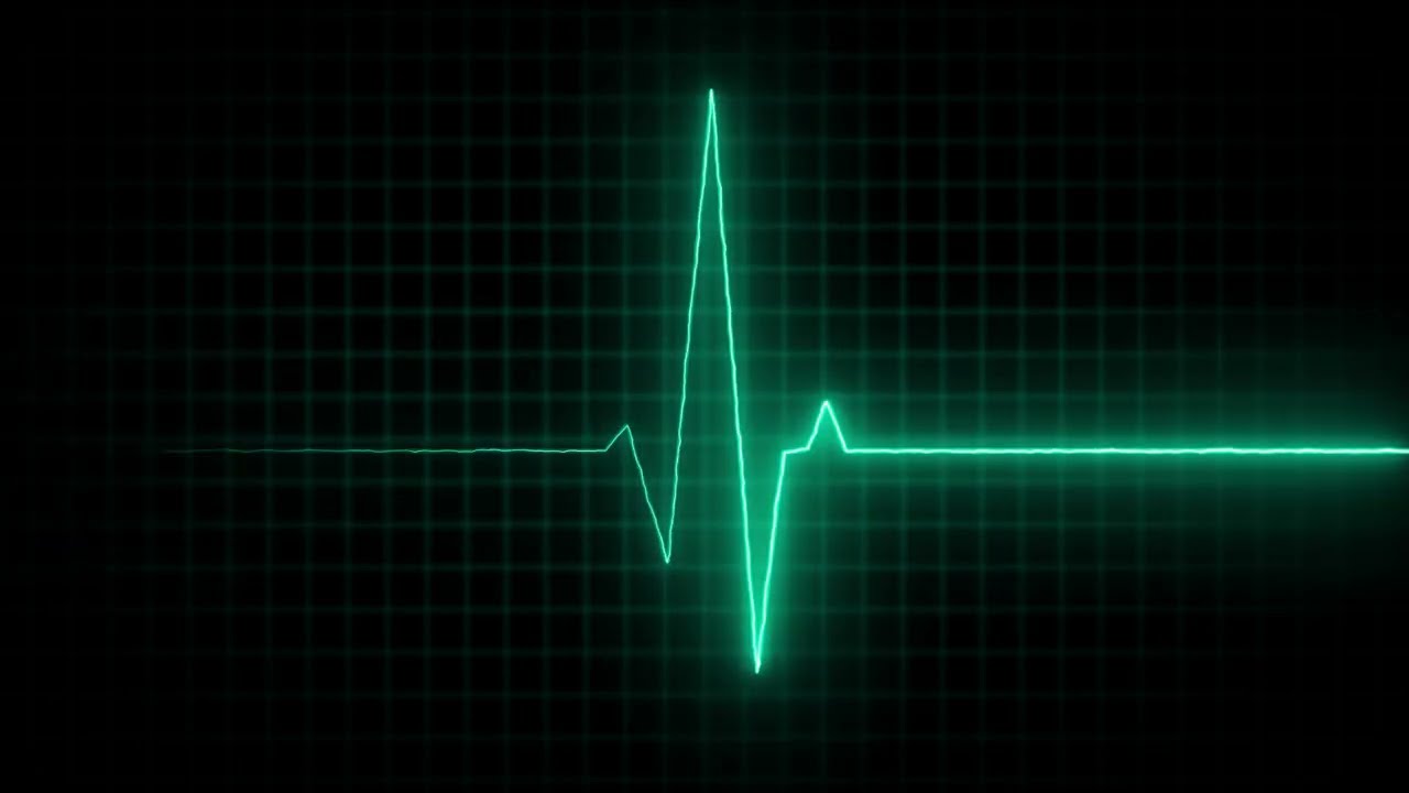 Free motion graphics! EKG Heart beat line pulse footage