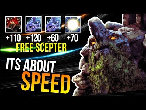 WTF ATTACK SPEED - Abed Tiny 500+ Attack Speed Free Scepter | Dota 2