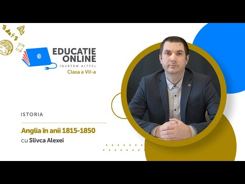 Istoria, Clasa a VII-a, Anglia în anii 1815-1850