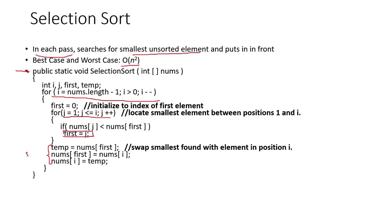 Sorting and Searching Algorithms - AP Computer Science Lesson 11