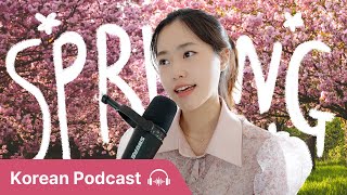 What does spring look like in Korea? 🌸 | Natural Korean Listening | Didi's Korean Podcast