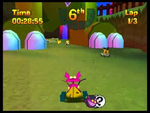 nicktoons racing sony playstation rom