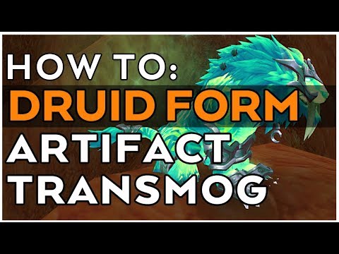 Druid Form Transmog in BfA  [NOW INACCURATE!  See: Description for current info]