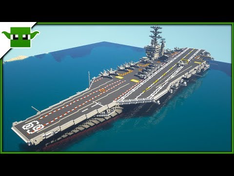 Minecraft Aircraft Carrier - Inspiration Series /w Keralis