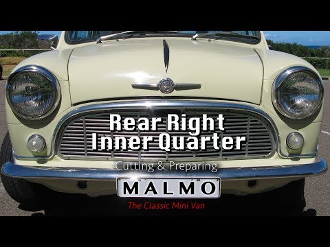 EP9 Classic Mini Rear Quarter Replacement | Classic Mini Van Restoration | A Rusty Journey