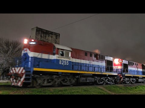 [4K] Lindo, variado y colorido mega-tren de NCA con destino a Ferreyra pasando por Marcos Juárez!!!!