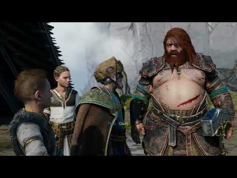 Heimdall vs Odin funny talk│GOD OF WAR RAGNAROK│4K Cutscenes