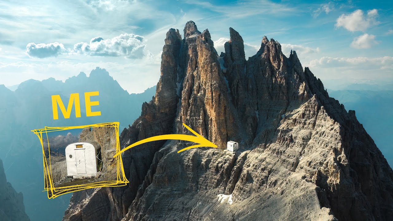 Overnight in the Most Remote Cabin of Dolomites