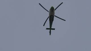 SUPER LOUD Parkview Samaritan AS365 Dauphin flying overhead