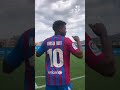 Ansu Fati to wear the number 10 shirt