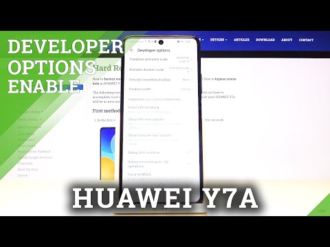 How to Enable Developer Mode in HUAWEI Y7a – Find Advanced System Settings