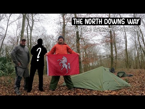 The North Downs Way Hike & Wildcamp | Section 1 with Wandering Monck | Farnham to Guildford | Phoxx