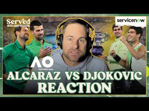 Roddick Reacts to ALCARAZ vs DJOKOVIC | Australian Open Men’s Final 2026