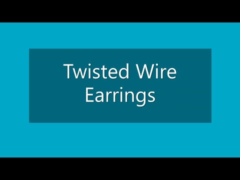 Twisted Wire Earrings